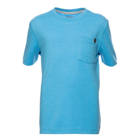 Noble Outfitters The Best Darn Short Sleeve Pocket Tee Malibu Heather