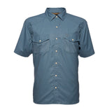 Noble Outfitters Fullflexx Cool Flow Western Snap Front Short Sleeve Shirt Diamond Tahoe