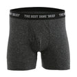 Noble Outfitters The Best Dang Performance 5‚äù Brief - 2 Pack Charcoal Heather & Black