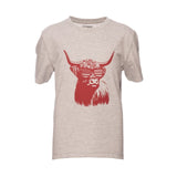 Noble Outfitters The Best Darn Short Sleeve Graphic Tee Heather Grey/Cow