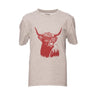 Noble Outfitters The Best Darn Short Sleeve Graphic Tee Heather Grey/Cow