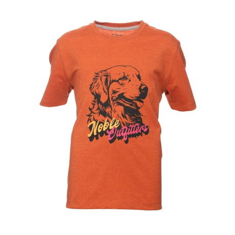 Noble Outfitters The Best Darn Short Sleeve Graphic Tee Burnt Brick Heather/Golden