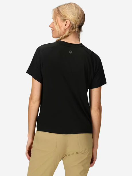 Marmot Womens Windridge Short Sleeve Black