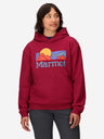 Marmot Womens Coastal Hoody Red mulberry