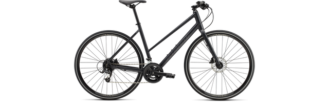 SPECIALIZED Sirrus 2.0 Step-Through Bike, S Satin Cast Black/Gloss Black/Satin Black Reflective Black reflective