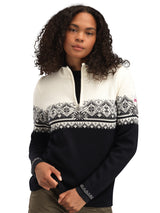 Dale Of Norway Womens Moritz Sweater Black white dk charl