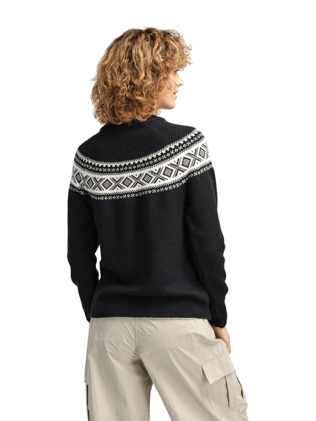 Dale Of Norway Womens Vagsoy Sweater Black offwhite