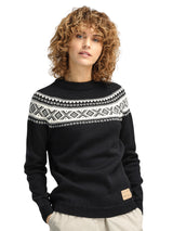 Dale Of Norway Womens Vagsoy Sweater Black offwhite
