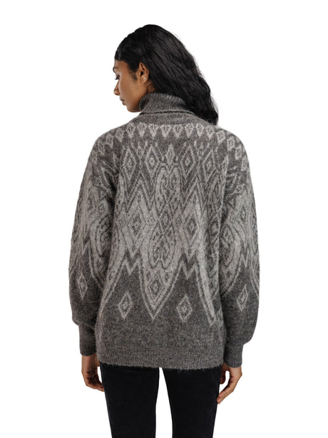 Dale Of Norway Womens Falun Alpa Sweater Dk char/lt charc