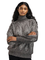 Dale Of Norway Womens Falun Alpa Sweater Dk char/lt charc