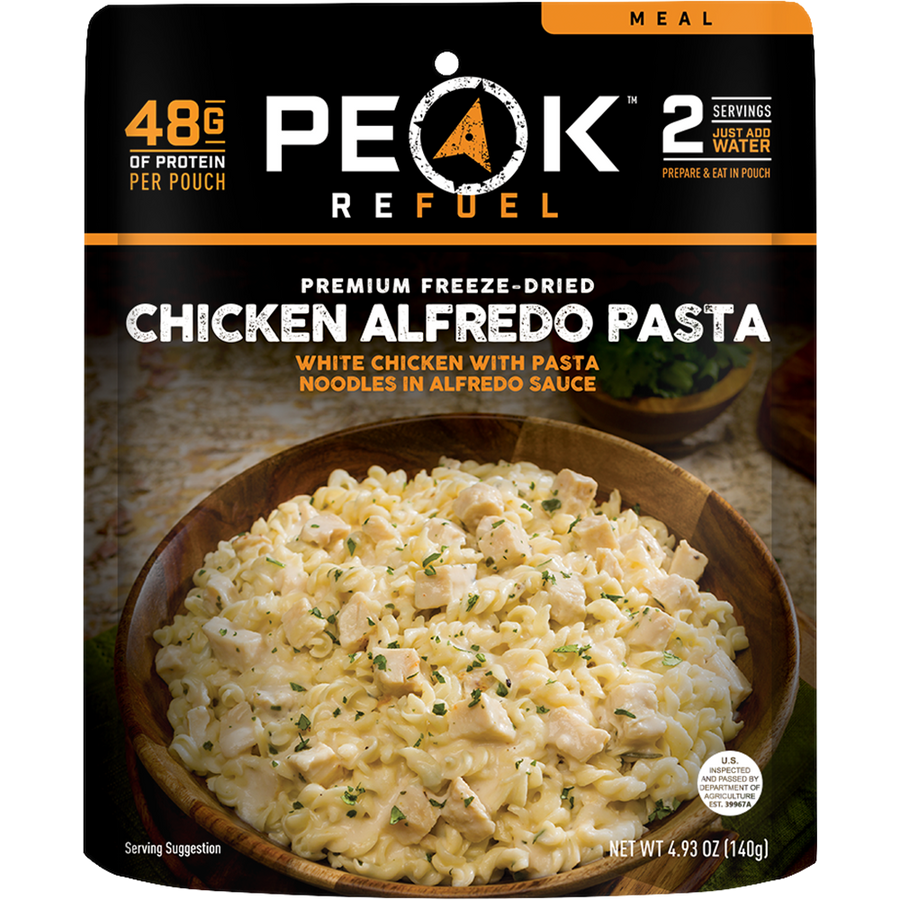 Peak Refuel Chicken Alfredo Freeze Dried Meal Chicken alfredo