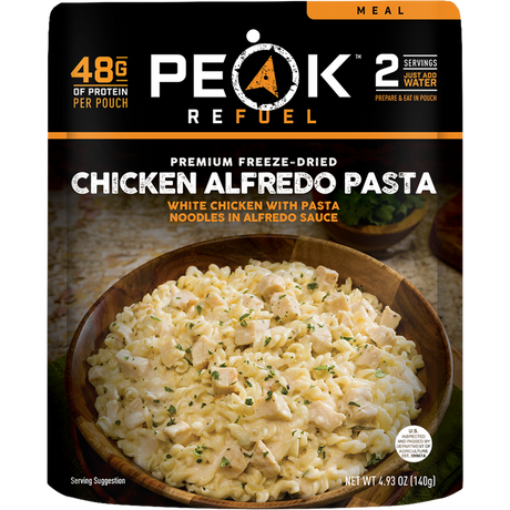 Peak Refuel Chicken Alfredo Freeze Dried Meal Chicken alfredo