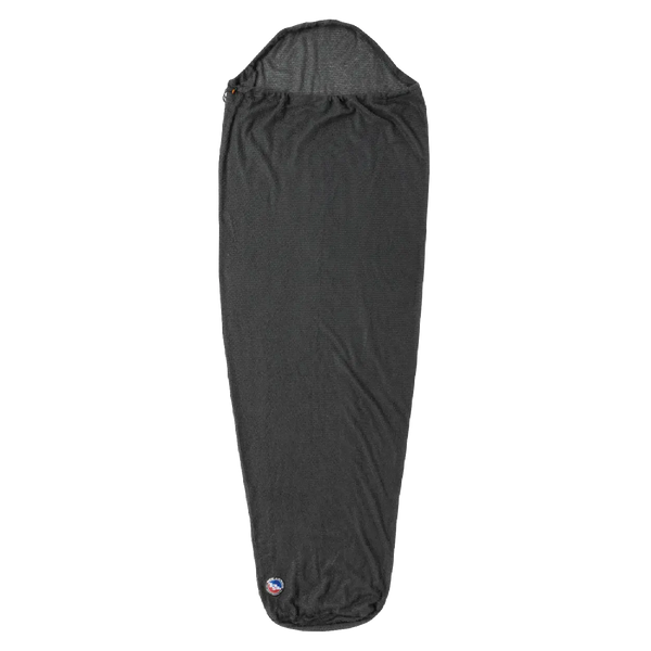 Big Agnes Alpha Direct Fleece Sleeping Bag Liner, Asphalt/regular Asphalt