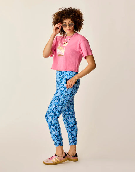 Carve Designs Avery Beach Pant - Navy Floral