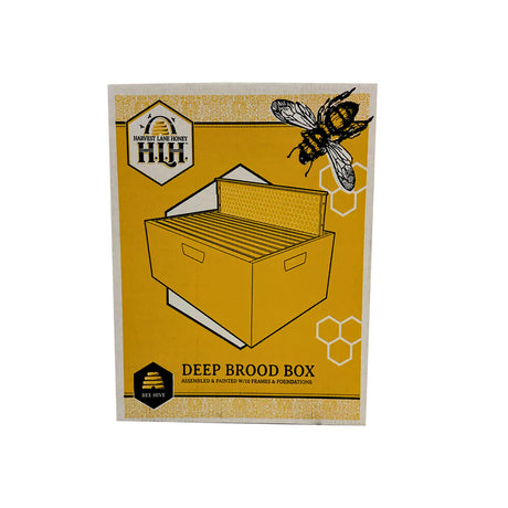 Harvest Lane Honey Beekeeping Deep Brood Box (Assembled) - 10 Frame