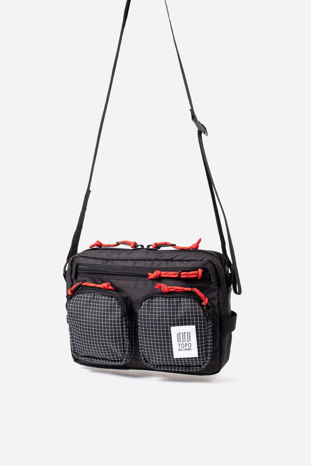 Topo Designs Block Bag Black Grid Black grid