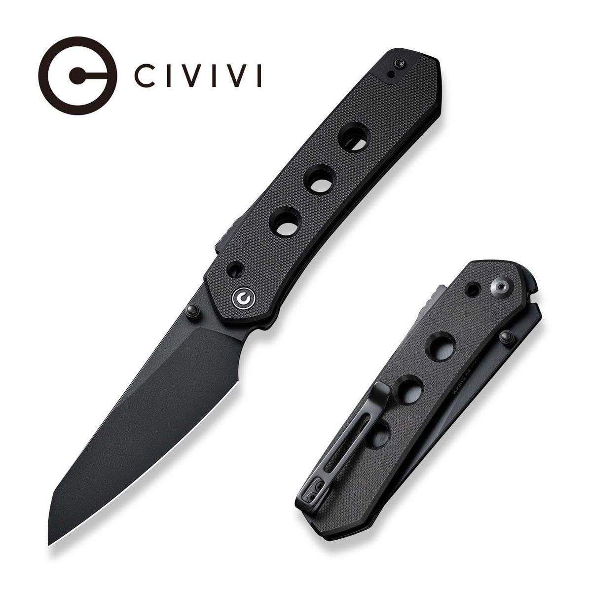Civivi Vision Fg Knife, Black G10/black Blk/blk