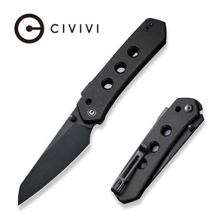Civivi Vision Fg Knife, Black G10/black Blk/blk