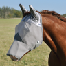 Cashel Crusader Fly Mask Long Nose with Ears - Grey / Long Nose with Ear / Grey