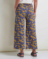 Toad & Co Chaka Wide Leg Pant - Blue Shadow Daisy Print