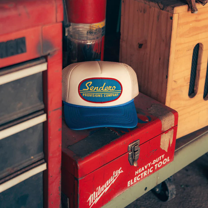 Sendero Provisions Country Store Hat - Cream / Blue