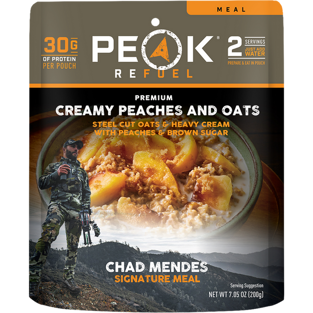 Peak Refuel Creamy Peaches And Oats Freeze Dried Meal