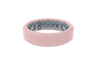 Groove Life Womens Thin Edge Ring Rose quartz