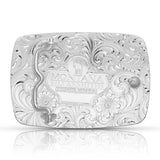 Montana Silversmiths Desert Moon Turquoise Cactus Buckle