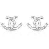 Montana Silversmiths Horseshoe Happiness Post Earrings