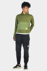 Dovetail Workwear Flagger Fleece Hoodie - Moss Green