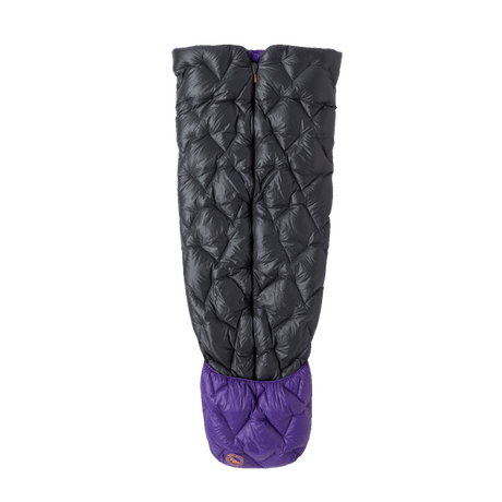 Big Agnes Flycreek Ulzip Quilt 50 Sleeping Bag, Asphalt Royal Purple/long Asphalt/ryl prpl