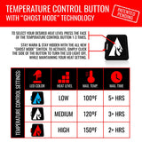 Action Heat Mens 5v Heated Performance Fleece Vest Black