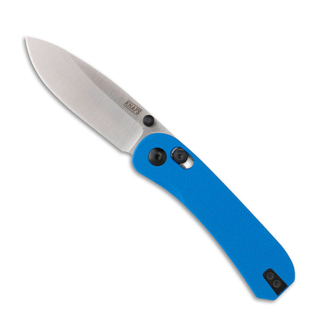 Knafs Lander 3 Pocket Knife, Blue G10/stonewashed Blade Blue g10/stnewsh