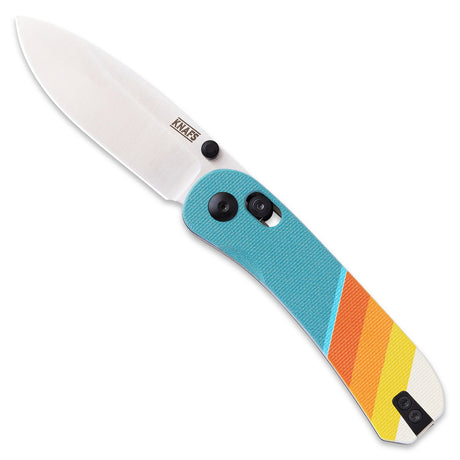 Knafs Lander 3 Pocket Knife, Good Vibes G10/stonewash Gd vibes g10/stnwsh