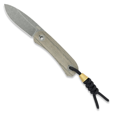 Knafs Lander 4 Fixed Blade Knife, Moondust Micarta Moondust micarta