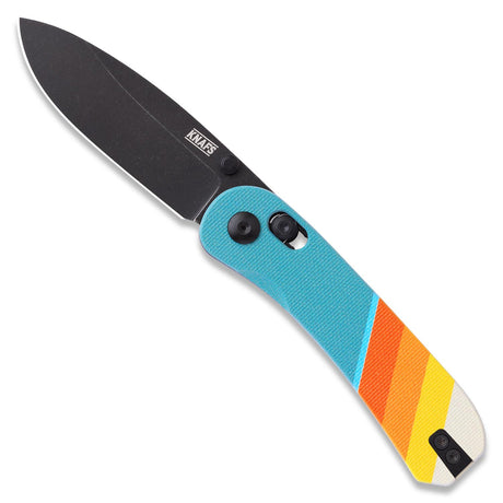 Knafs Lander 3 Pocket Knife, Good Vibes G10/black Blade Good vibes g10/blk