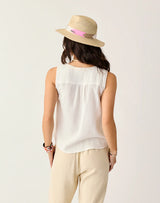 Carve Designs Kayla Gauze Tank - Cloud