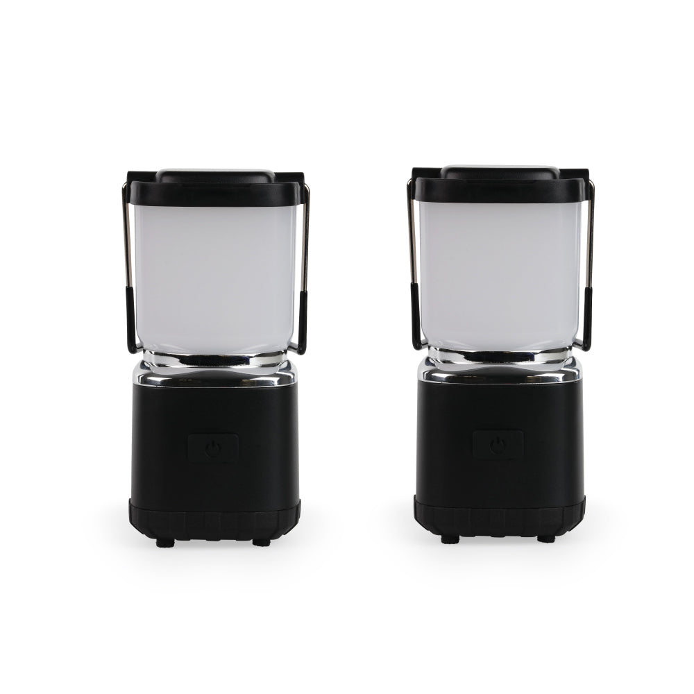 Luxpro Rechargeable Mini Lantern, Black/300 Lumens Black