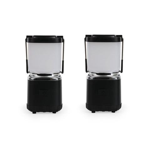 Luxpro Rechargeable Mini Lantern, Black/300 Lumens Black