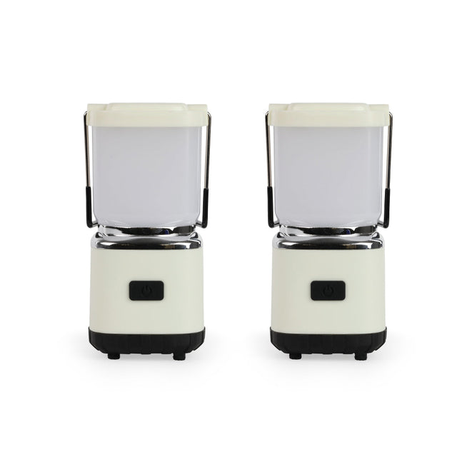 Luxpro Rechargeable Mini Lantern, Beige/300 Lumens Beige