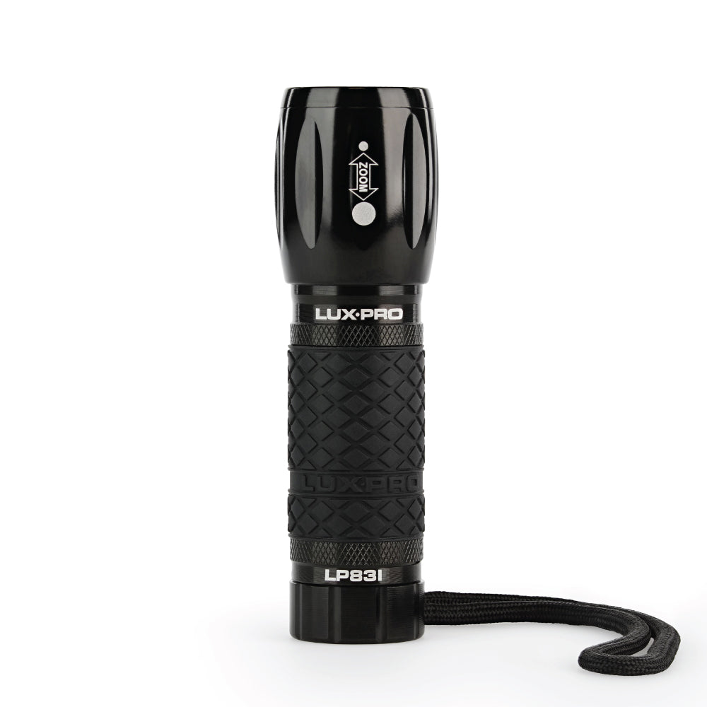 Luxpro Ultrabright Pocket Led Flashlight, Black/290 Lumens Black