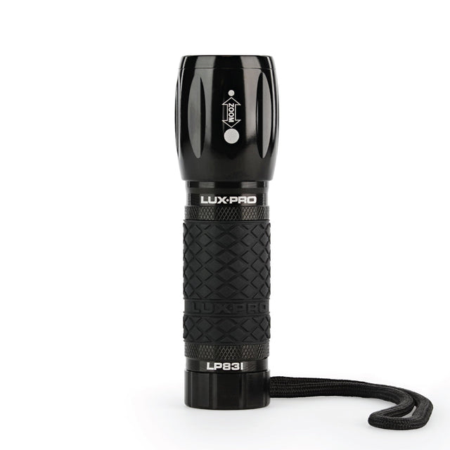 Luxpro Ultrabright Pocket Led Flashlight, Black/290 Lumens Black