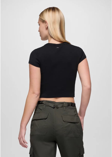 Prana Lotus Short Sleeve Tee - Black