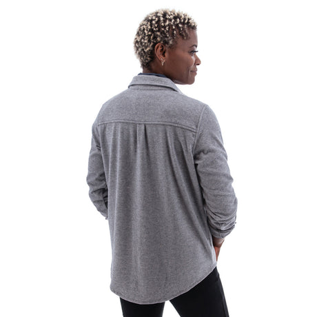 Aventura Womens Luscious Solid Shirt Ombre blue