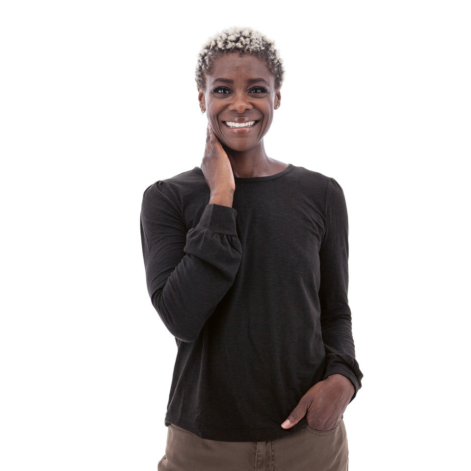 Aventura Womens Sterling Top Black bean
