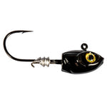Zman Micro Shad Headz Black