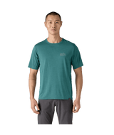 Patagonia M's Capilene Cool Daily Graphic Shirt - Strataspire / Wetland Blue X-Dye