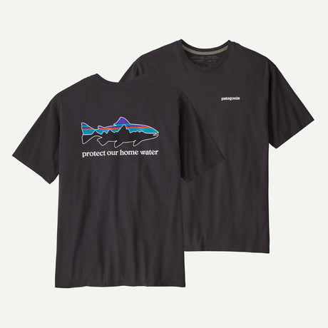 Patagonia M's Home Water Trout Organic T-Shirt
 - Ink Black
