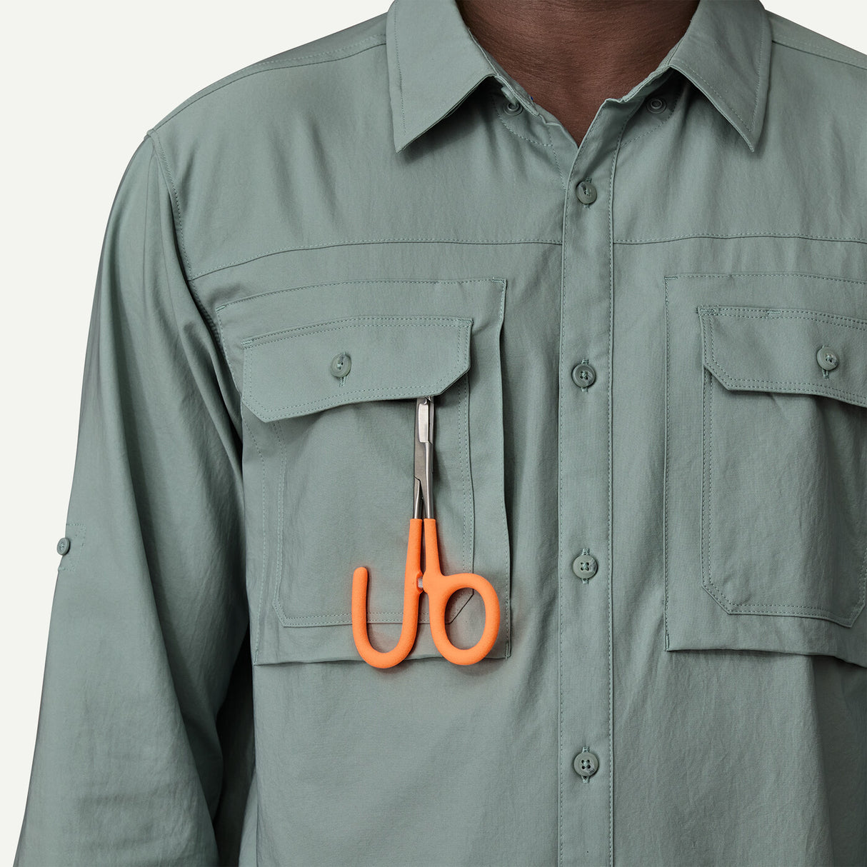 Patagonia M's Long Sleeve Self Guided Sun Shirt - River Rock Green