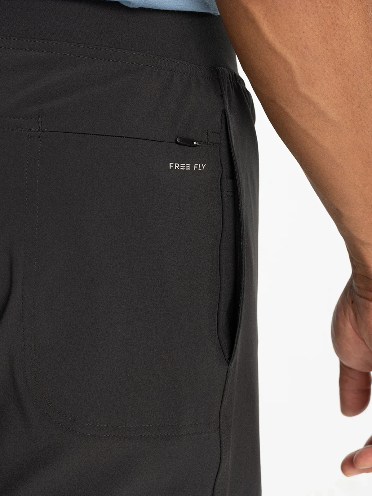 Free Fly Apparel Mens Bamboo Active Breeze Short - 5.5 Lined - Black